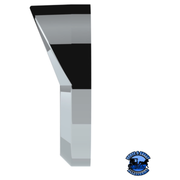 3 GAUGE CLUSTER BEZEL WITH VISOR FOR 2006+ PETERBILT - HORIZONTAL #41295 Gauge Bezel Dark Gray