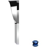 DUAL GAUGE CLUSTER BEZEL WITH VISOR FOR 2006+ PETERBILT #41254 Gauge Bezel Gray