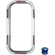 INTERIOR VIEW WINDOW TRIM FOR 2006+ PETERBILT #41200 Window Trim Light Gray