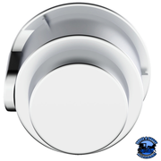 CHROME CUP HOLDER INSERT FOR KENWORTH W900/T800/T600 (2002-2008) & PETERBILT 379/378 (2001-2005) #40963 Cup Holder Light Gray