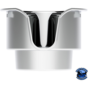 CHROME CUP HOLDER INSERT FOR KENWORTH W900/T800/T600 (2002-2008) & PETERBILT 379/378 (2001-2005) #40963 Cup Holder Gray