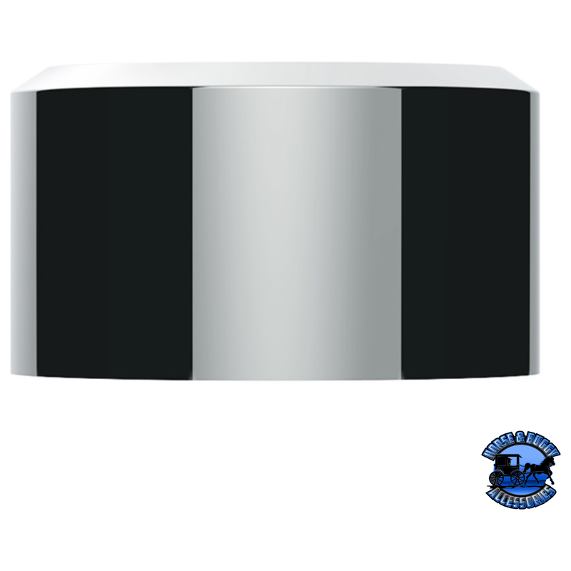 CHROME PLASTIC STEERING COLUMN COVER FOR 2002 AND OLDER KENWORTH W900/T800/T600 AND PETERBILT 387/386 #88013 Steering Column Black