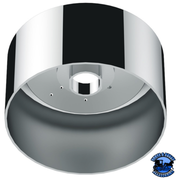 CHROME PLASTIC STEERING COLUMN COVER FOR 2002 AND OLDER KENWORTH W900/T800/T600 AND PETERBILT 387/386 #88013 Steering Column Slate Gray