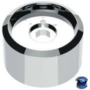 CHROME PLASTIC STEERING COLUMN COVER FOR 2002 AND OLDER KENWORTH W900/T800/T600 AND PETERBILT 387/386 #88013 Steering Column Gray