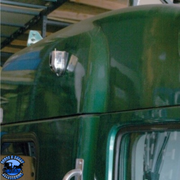 CHROME PLASTIC CAB MOUNTED ANTENNA COVER FOR PB 587 (2012-2021) AND FL CASCADIA (2011 & OLDER) #42306 ANTENNA COVER Dark Slate Gray