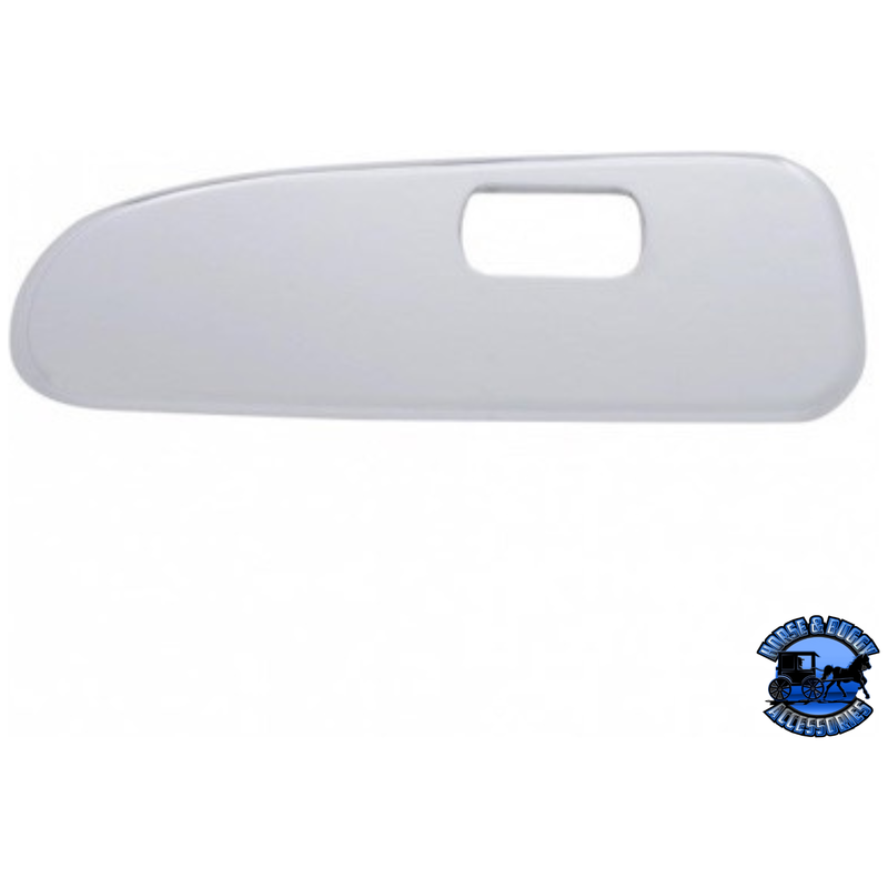 CHROME PLASTIC WINDOW SWITCH TRIM FOR 2008+ PETERBILT 389/388- DRIVER (1 OPENING) #41199 Window Trim Light Gray