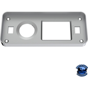 CHROME PLASTIC DOME LIGHT COVER WITH SWIVEL LIGHT HOLE FOR PETERBILT 386 (2006-2010) & 387 (1999-2010) #40980 Dome Light Cover Dark Gray