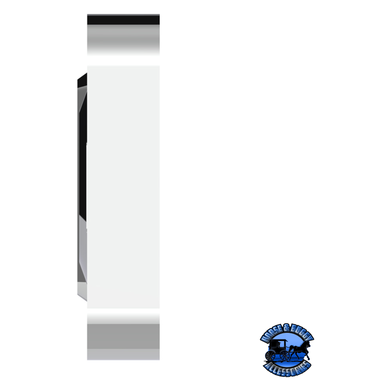 CHROME PLASTIC DOME LIGHT COVER WITH SWIVEL LIGHT HOLE FOR PETERBILT 386 (2006-2010) & 387 (1999-2010) #40980 Dome Light Cover Dark Slate Gray