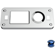 CHROME PLASTIC DOME LIGHT COVER WITH SWIVEL LIGHT HOLE FOR PETERBILT 386 (2006-2010) & 387 (1999-2010) #40980 Dome Light Cover Light Gray