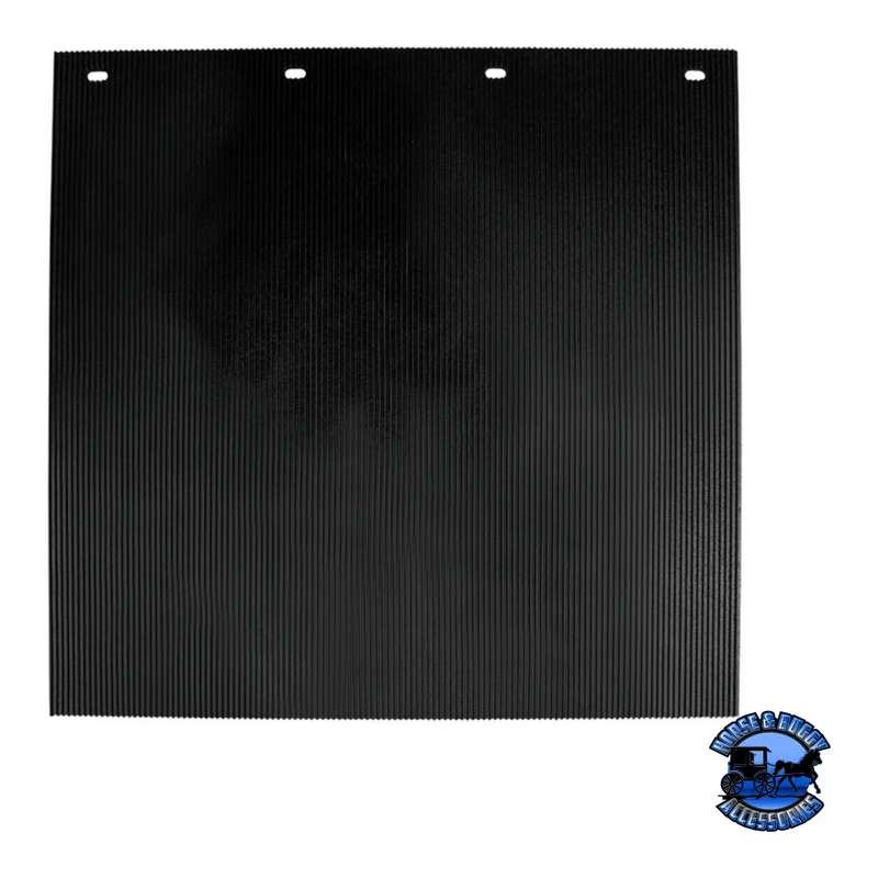 24" X 24" BLACK PROFLEX MUD FLAP (Choose Style) Mud Flap No Graphic,Freightliner Logo Black