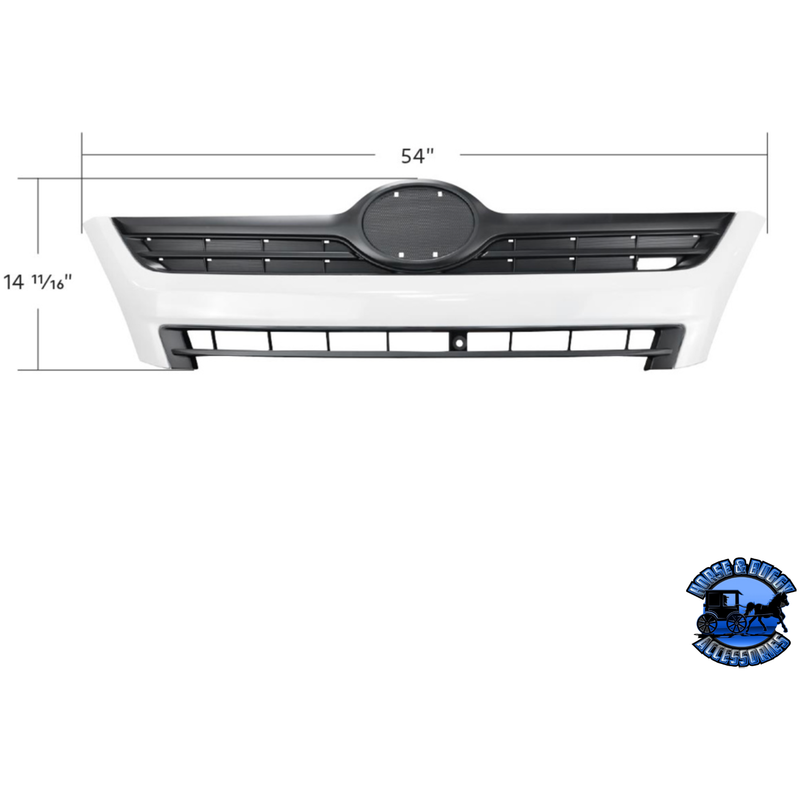 GRILLE FOR 2016-2020 HINO 155/195-WHITE #21960 Grille White Smoke