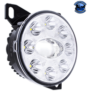 9 LED PROJECTOR FOG LIGHT WITH LED POSITION LIGHTS FOR PETERBILT 579/587 & KENWORTH T660 (Choose Color) FOG LIGHT Chrome,Black Dark Slate Gray
