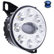 9 LED PROJECTOR FOG LIGHT WITH LED POSITION LIGHTS FOR PETERBILT 579/587 & KENWORTH T660 (Choose Color) FOG LIGHT Chrome,Black Dark Slate Gray