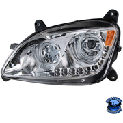 10 LED HEADLIGHT FOR PETERBILT 587 (2010-2016) & 579 (2012-2021) (Choose Color) (Choose Side) HEADLIGHT Chrome / Driver's Side,Chrome / Passenger's Side,Black / Driver's Side,Black / Passenger's Side Dark Slate Gray