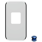 CHROME SHIFT PLATE COVER FOR PETERBILT TRUCKS - FITS OEM S22-6041M01-201 (BULK) #41787B Shift Cover Light Gray