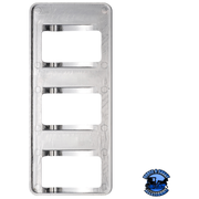 CHROME 3-ROCKER SWITCH COVER FOR PETERBILT 579 (2012-2019) & 567 (2014-2019)- 3 SWITCHES #41768 Switch Cover Light Gray