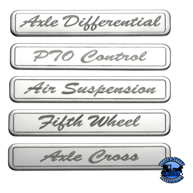 CHROME 3-ROCKER SWITCH COVER FOR PETERBILT 579 (2012-2019) & 567 (2014-2019)- 3 SWITCHES #41768 Switch Cover Light Gray