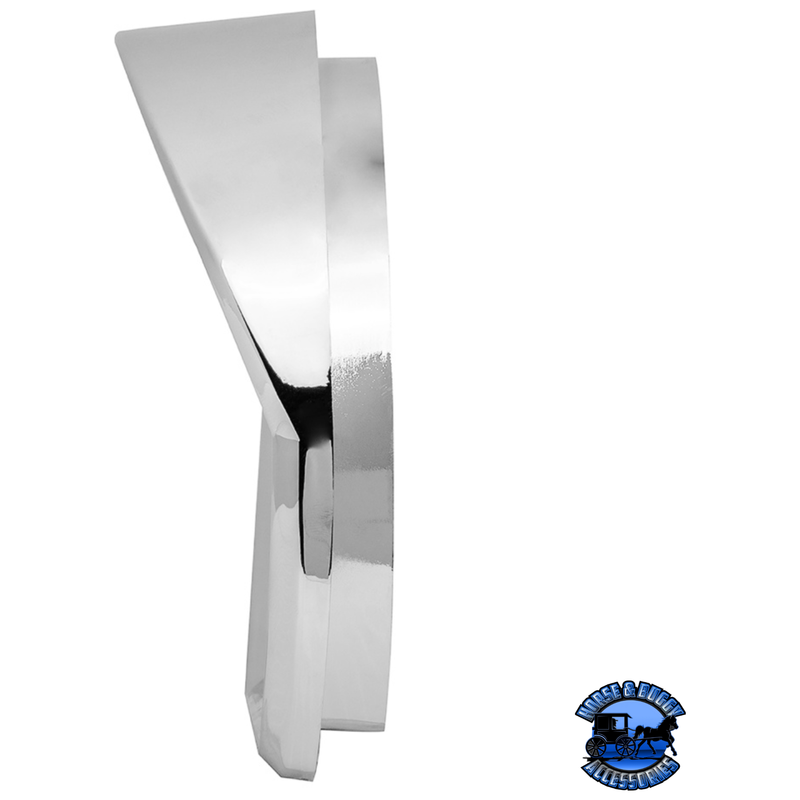 CHROME PLASTIC SPEED/TACHOMETER GAUGE BEZEL FOR PETERBILT 579 (2013-2021) & 587 (2010-2016) #41756 Speed/Tachometer Gauge Bezel Gray