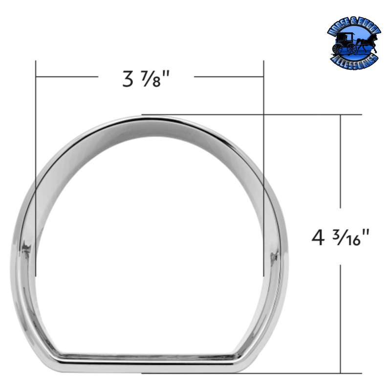 CHROME PLASTIC SPEED/TACHOMETER GAUGE BEZEL FOR PETERBILT 579 (2013-2021) & 587 (2010-2016) #41756 Speed/Tachometer Gauge Bezel Gray