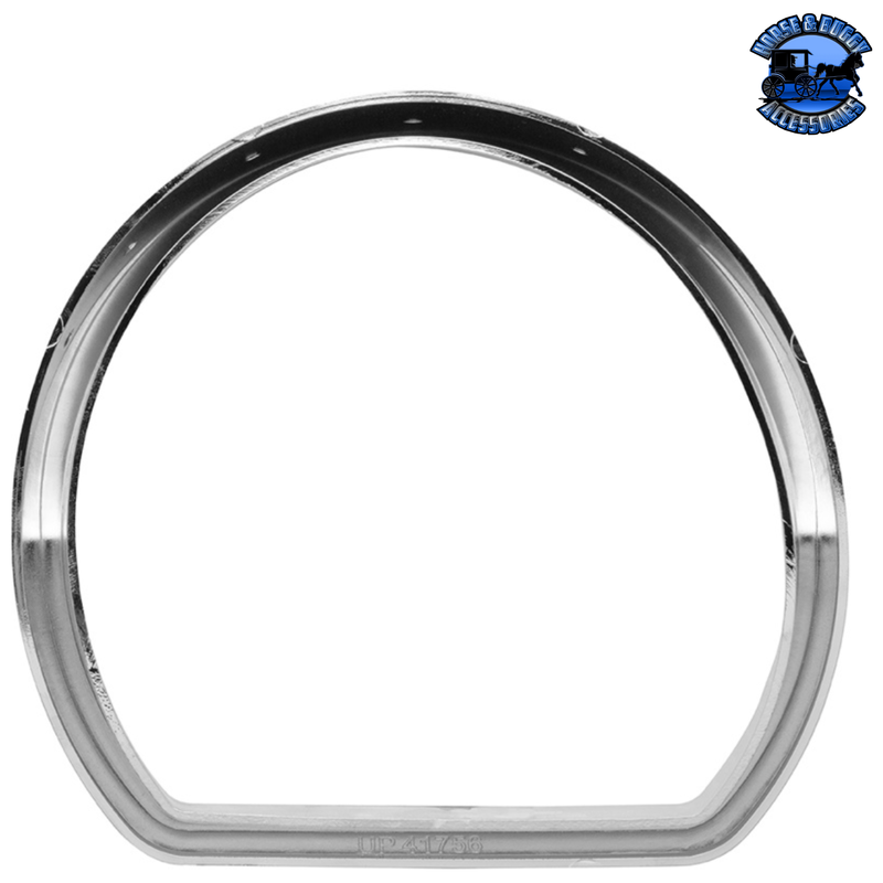 CHROME PLASTIC SPEED/TACHOMETER GAUGE BEZEL FOR PETERBILT 579 (2013-2021) & 587 (2010-2016) #41756 Speed/Tachometer Gauge Bezel Gray