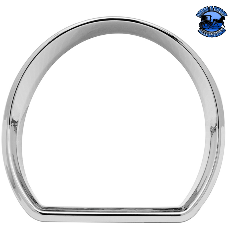 CHROME PLASTIC SPEED/TACHOMETER GAUGE BEZEL FOR PETERBILT 579 (2013-2021) & 587 (2010-2016) #41756 Speed/Tachometer Gauge Bezel Gray