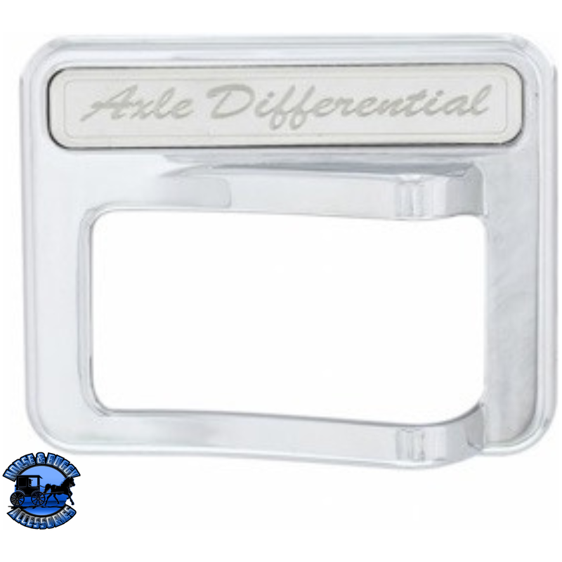 CHROME ROCKER SWITCH COVER FOR PETERBILT 579 (2013-2019) & 567 (2014-2018)- AXLE DIFFERENTIAL #41763 Switch Cover Light Gray
