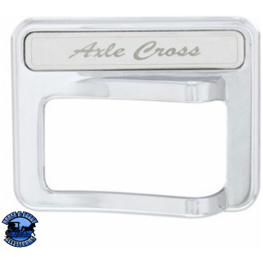 CHROME ROCKER SWITCH COVER FOR PETERBILT 579 (2013-2019) & 567 (2014-2018)- AXLE CROSS #41773 Switch Cover Light Gray