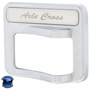 CHROME ROCKER SWITCH COVER FOR PETERBILT 579 (2013-2019) & 567 (2014-2018)- AXLE CROSS #41773 Switch Cover Light Gray