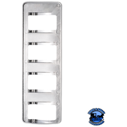 CHROME 4-ROCKER SWITCH COVER FOR PETERBILT 579 (2012-2019) & 567 (2014-2019)- 4 SWITCHES #41769 Switch Cover Light Gray