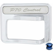 CHROME ROCKER SWITCH COVER FOR PETERBILT 579 (2013-2019) & 567 (2014-2018)- PTO CONTROL #41766 Switch Cover Light Gray