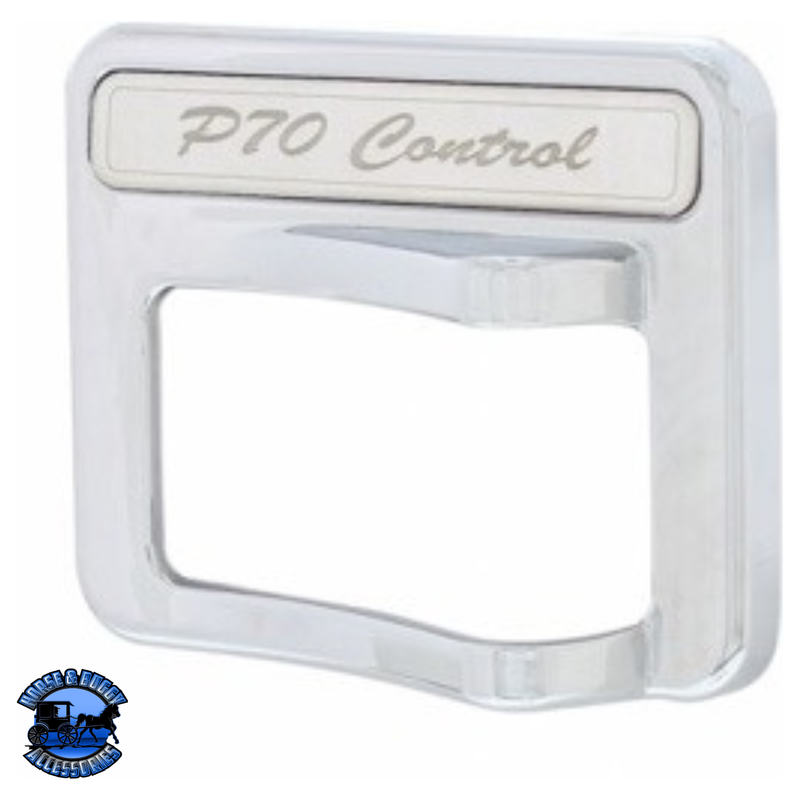 CHROME ROCKER SWITCH COVER FOR PETERBILT 579 (2013-2019) & 567 (2014-2018)- PTO CONTROL #41766 Switch Cover Light Gray