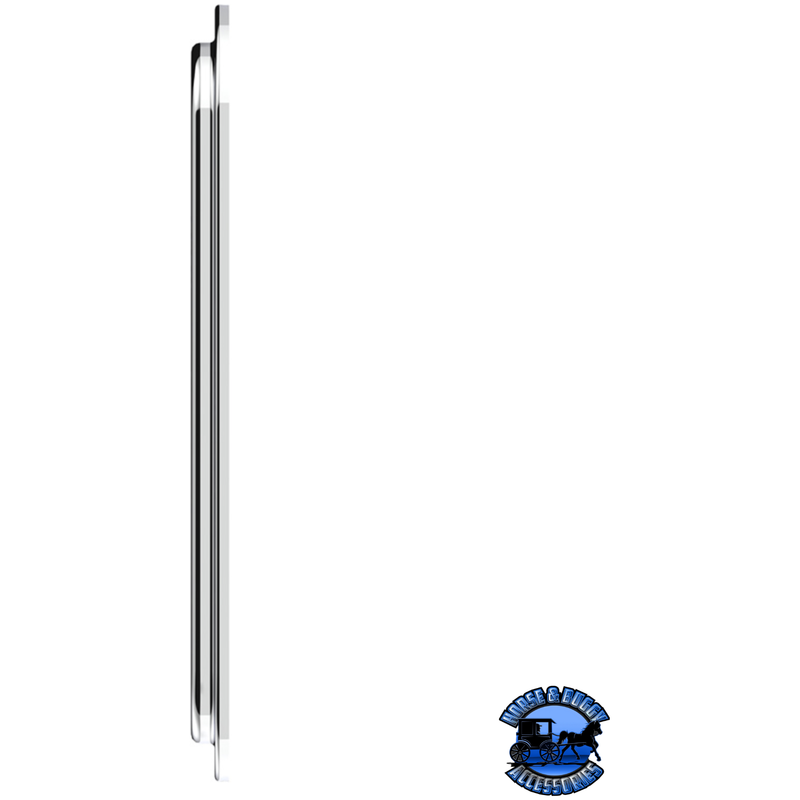 PETERBILT STAINLESS STEEL SHIFT PLATE COVER - SHORT HOOD #21730 Shift Cover Light Gray