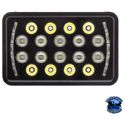 ULTRALIT - 18 High Power LED Rectangular Light With LED Position Light Bar #36449 LED Rectangular Light Dark Slate Gray
