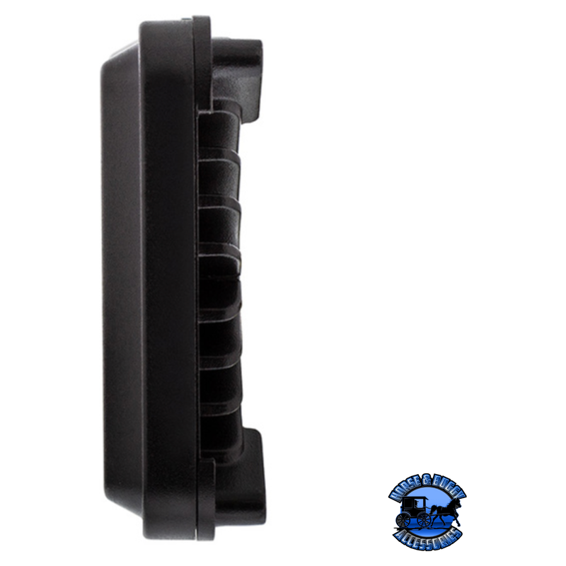 ULTRALIT - 18 High Power LED Rectangular Light With LED Position Light Bar #36449 LED Rectangular Light Black