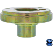 CHROME STEERING WHEEL HUB & HORN BUTTON KIT FOR PETERBILT (2006+) & KENWORTH (2003+) #88259 Steering Wheel Hub Dark Khaki