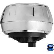 CHROME STEERING WHEEL HUB & HORN BUTTON KIT FOR PETERBILT (2006+) & KENWORTH (2003+) #88259 Steering Wheel Hub Gray