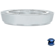 CHROME STEERING WHEEL HUB & HORN BUTTON KIT FOR PETERBILT (2006+) & KENWORTH (2003+) #88259 Steering Wheel Hub Light Gray