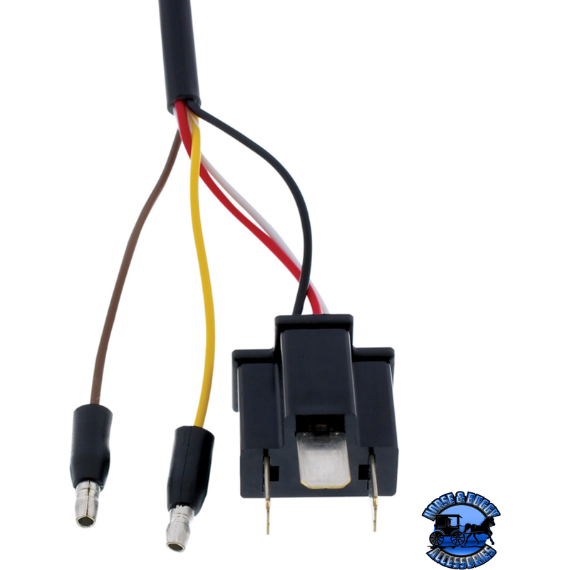 ULTRALIT - 4" X 6" RECTANGULAR LED HEADLIGHT WITH LED POSITION LIGHT (Choose Color) (Choose High or Low) LED Headlight Amber / Low,Amber / High,White / Low,White / High Tan