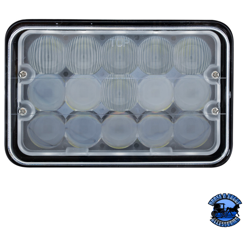 ULTRALIT - 15 HIGH POWER LED PROJECTOR RECTANGULAR LIGHT #34123 High Power LED Light Slate Gray