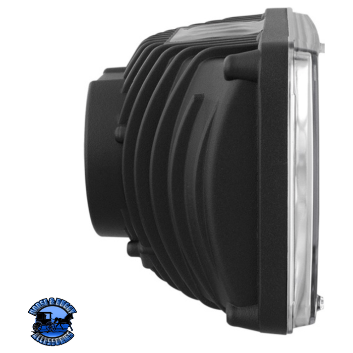 Dark Slate Gray ULTRALIT - SINGLE HIGH POWER CREE LED 4" X 6" HEADLIGHT (Choose High or Low) LED Headlight Low,High