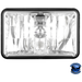 Light Gray ULTRALIT - SINGLE HIGH POWER CREE LED 4" X 6" HEADLIGHT (Choose High or Low) LED Headlight Low