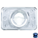 Light Gray ULTRALIT - 4" X 6" CRYSTAL PROJECTION HEADLIGHT (Choose High or Low) HEADLIGHT Low