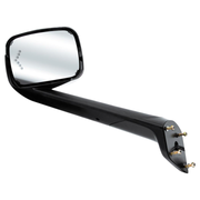 HOOD MIRROR ASSEMBLY W/LED LIGHTS ON MIRROR COVER & GLASS FOR 2018-2024 FREIGHTLINER CASCADIA (Choose Side) Hood Mirror Driver's Side,Passenger's Side Light Gray