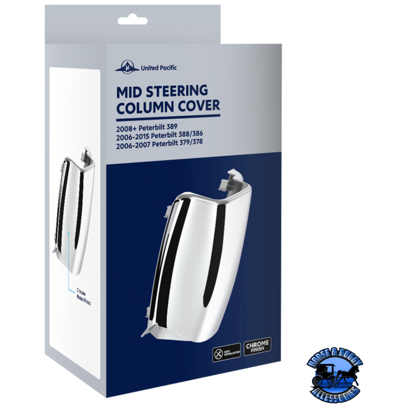 MID STEERING COLUMN COVER FOR PETERBILT 389 (2008-2022), 388/386 (2006-2015), & 379/378 (2006-2007) #41231 Lower Steering Column Cover Midnight Blue