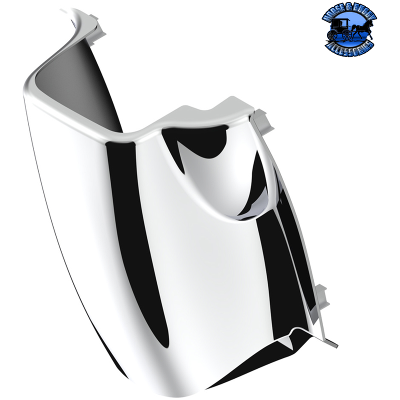 MID STEERING COLUMN COVER FOR PETERBILT 389 (2008-2022), 388/386 (2006-2015), & 379/378 (2006-2007) #41231 Lower Steering Column Cover Black