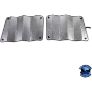 WINDSHIELD SUNSHADE FOR PETERBILT 389 (2008-2019), 388 (2008-2015), 386 (2005-2015), & 384 (2007-2014) #98992 Windshield Sunshade Light Slate Gray