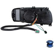 HIGH POWER 10 LED HEADLIGHT WITH 6 LED TURN & 100 LED HALO FOR 2008-2023 PETERBILT 389 (Choose Color) (Choose Side) HEADLIGHT Chrome / Driver's Side,Chrome / Passenger's Side,Black / Driver's Side,Black / Passenger's Side Dark Slate Gray