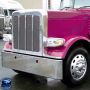 19 AMBER LED FRONT FENDER COVER FOR PETERBILT 388 (2008-2015) & 389 (2008-2023) (Choose Lens Color) (Choose Side) FENDER Clear / Driver's Side,Clear / Passenger's Side,Amber / Driver's Side,Amber / Passenger's Side Light Slate Gray