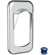 CHROME PLASTIC ROCKER SWITCH BEZELS WITH SWITCH GUARD (3-PACK) #41147 Switch Cover Light Gray