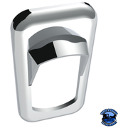 CHROME PLASTIC ROCKER SWITCH BEZELS WITH SWITCH GUARD (3-PACK) #41147 Switch Cover Gray